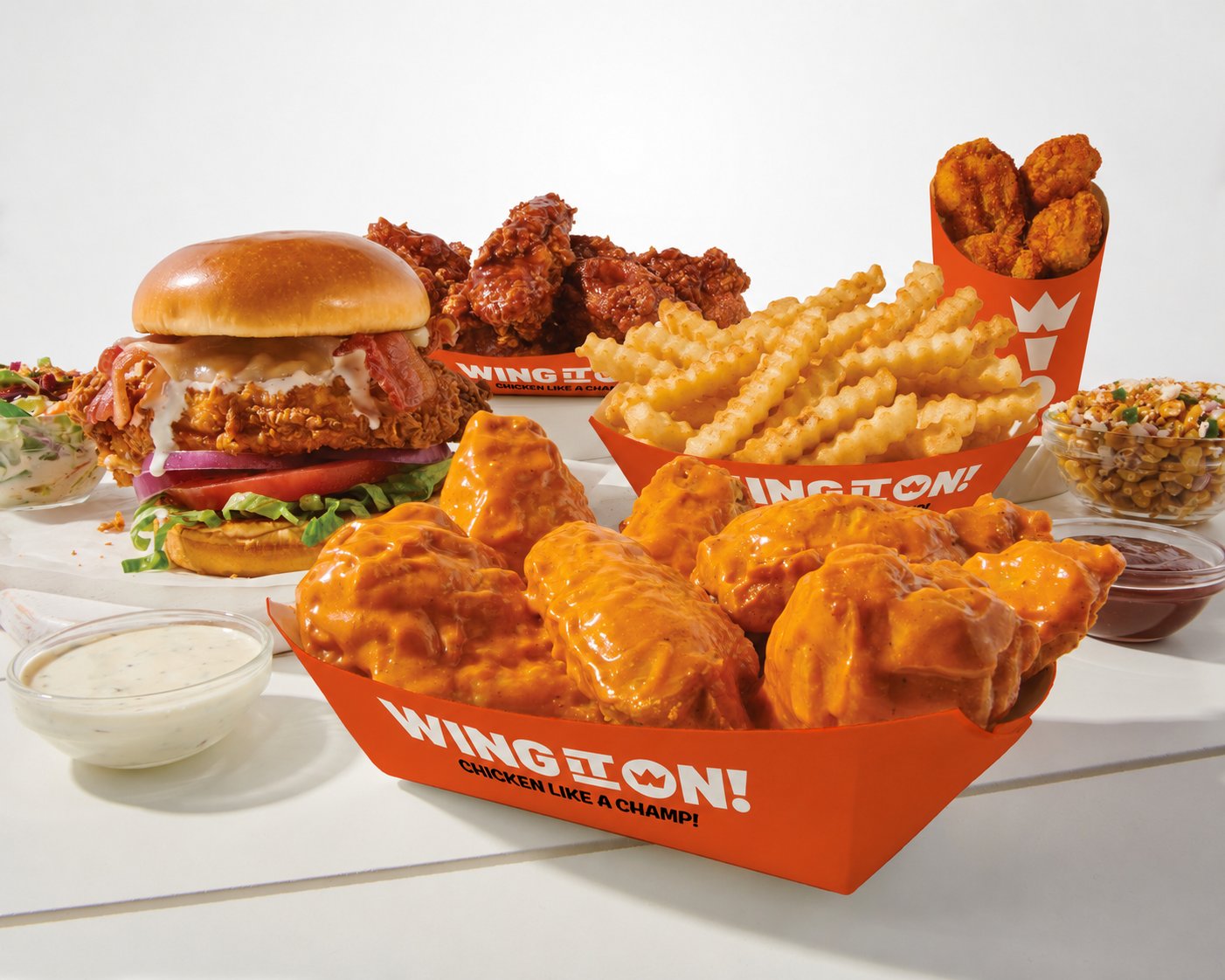 5 free bone-in wings with ranch